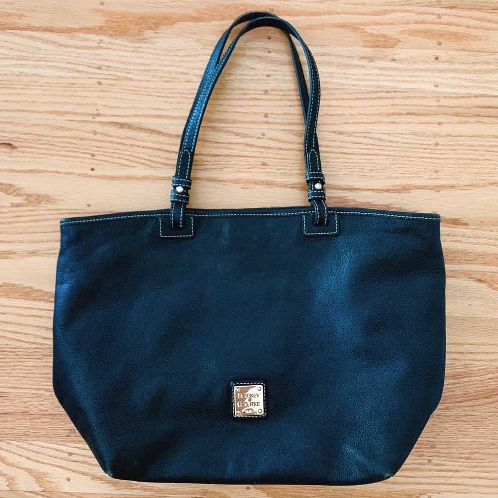 Dooney & Bourke Black Leather Tote